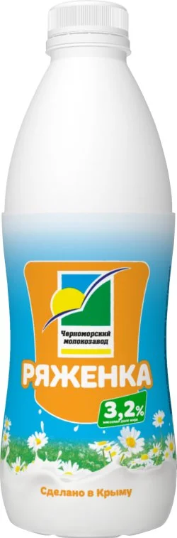 Ряженка БУТЫЛКА 900 г. 3,2% ТМ "ЧМЗ"
