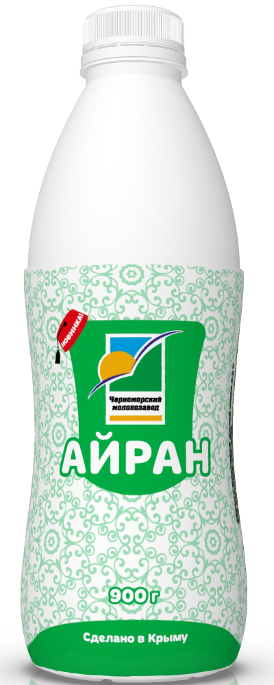 БУТЫЛКА Айран 0,5% 900гр. ТМ "ЧМЗ"